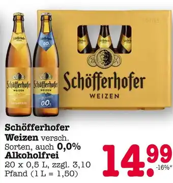 E-Center Schöfferhofer weizen Angebot