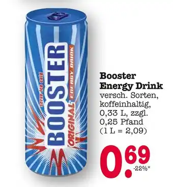 E-Center Booster energy drink Angebot