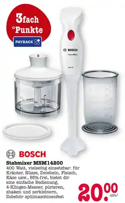 E-Center Bosch stabmixer msm14200 Angebot