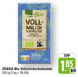 E-Center Edeka bio vollmilchschokolade Angebot