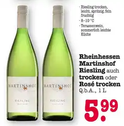 E-Center Martinshof rheinhessen riesling trocken Angebot