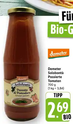 E-Center Demeter solobontà passierte tomaten Angebot