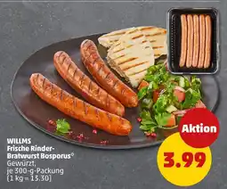 PENNY Willms frische rinder-bratwurst bosporus Angebot