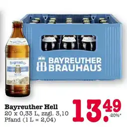 E-Center Bayreuther brauhaus bayreuther hell Angebot
