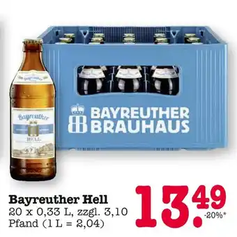 E-Center Bayreuther brauhaus bayreuther hell Angebot