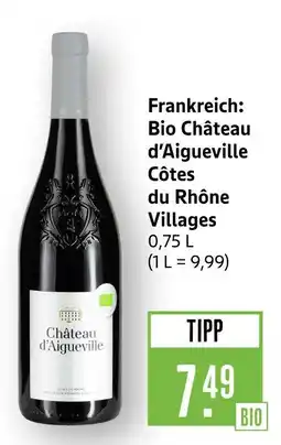 E-Center Château d'aigueville bio château d'aigueville côtes du rhône villages Angebot