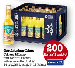 E-Center Gerolsteiner limo citrus minze Angebot