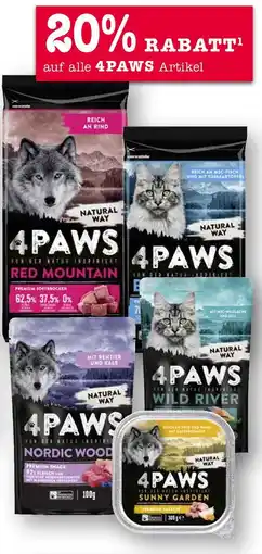 E-Center 4paws 20% rabatt Angebot