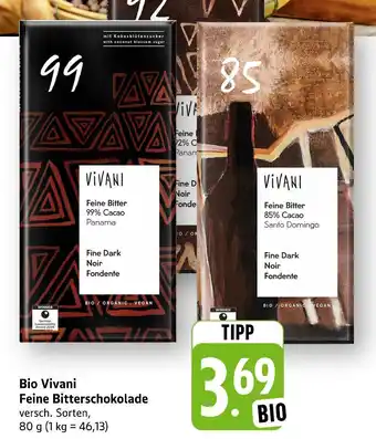 E-Center Vivani feine bitter 99% cacao panama Angebot