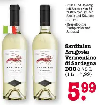 E-Center Aragosta sardinien aragosta vermentino di sardegna doc Angebot