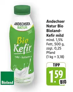 E-Center Andechser natur bio bioland-kefir mild Angebot