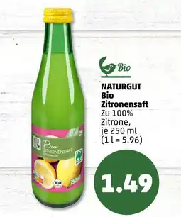 PENNY Naturgut bio zitronensaft Angebot