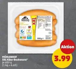 PENNY Mühlenhof xxl käse-bockwurst Angebot