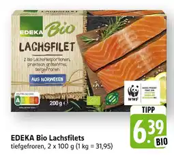 E-Center Edeka bio lachsfilets Angebot
