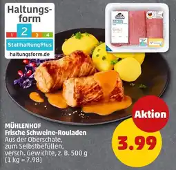 PENNY Mühlenhof frische schweine-rouladen Angebot