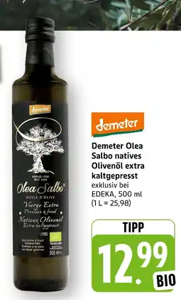 E-Center Demeter olea salbo natives olivenöl extra kaltgepresst Angebot