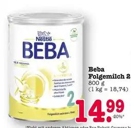 E-Center Nestle beba folgemilch 2 Angebot