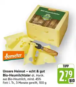 E-Center Demeter bio-heumilchtaler Angebot