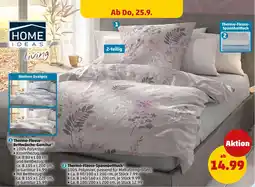 PENNY Home ideas thermo-fleece-bettwäsche-garnitur Angebot