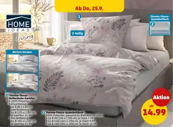 PENNY Home ideas thermo-fleece-bettwäsche-garnitur Angebot