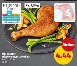 PENNY Mühlenhof frischer puten-schenkel Angebot