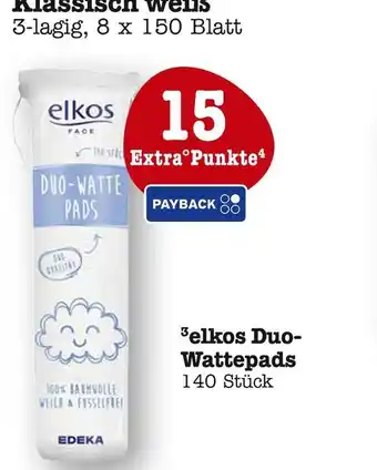 E-Center Elkos duo-wattepads Angebot