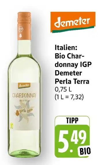 E-Center Demeter bio chardonnay igp perla terra Angebot