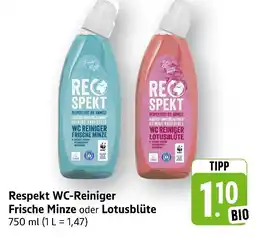 E-Center Respekt wc-reiniger frische minze Angebot