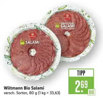 E-Center Wiltmann bio salami Angebot