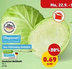 PENNY Marktliebe deutscher weißkohl Angebot