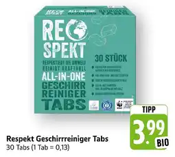 E-Center Respekt geschirrreiniger tabs Angebot