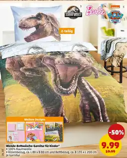 PENNY Jurassic world wende-bettwäsche-garnitur für kinder Angebot
