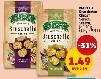 PENNY Maretti bruschette chips Angebot