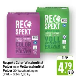 E-Center Respekt color waschmittel pulver Angebot