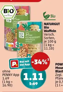 PENNY Naturgut bio waffeln Angebot