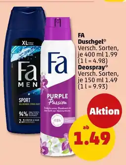 PENNY Fa duschgel Angebot