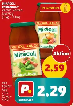PENNY Mirácoli pastasauce Angebot