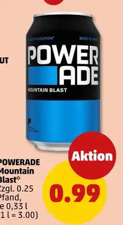 PENNY Powerade mountain blast Angebot