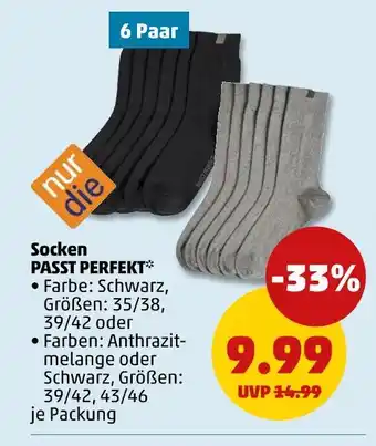 PENNY Nur die socken passt perfekt Angebot