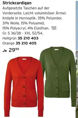 Tchibo Strickcardigan hellgrün Angebot