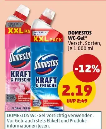 PENNY Domestos wc-gel floral fresh Angebot