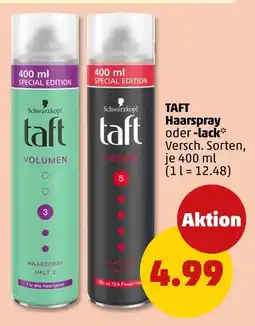 PENNY Taft haarspray oder -lack Angebot