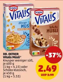 PENNY Dr. oetker vitalis müsli Angebot