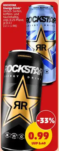 PENNY Rockstar energy-drink Angebot