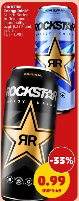 PENNY Rockstar energy-drink Angebot