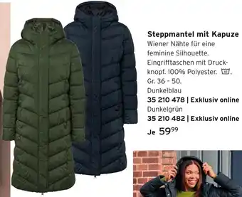 Tchibo Steppmantel mit kapuze Angebot