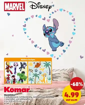 PENNY Komar wandsticker Angebot