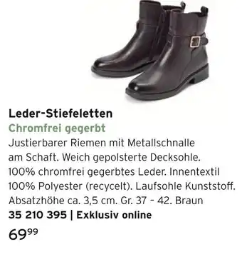 Tchibo Leder-stiefeletten Angebot