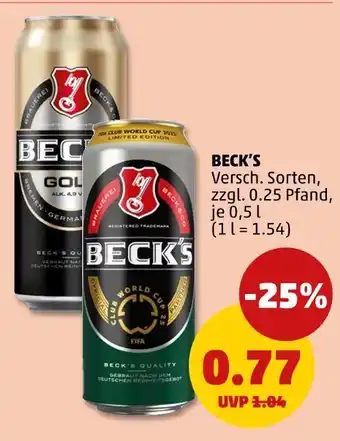 PENNY Beck's beck’s Angebot