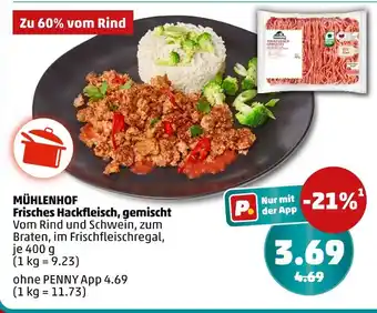 PENNY Mühlenhof frisches hackfleisch, gemischt Angebot